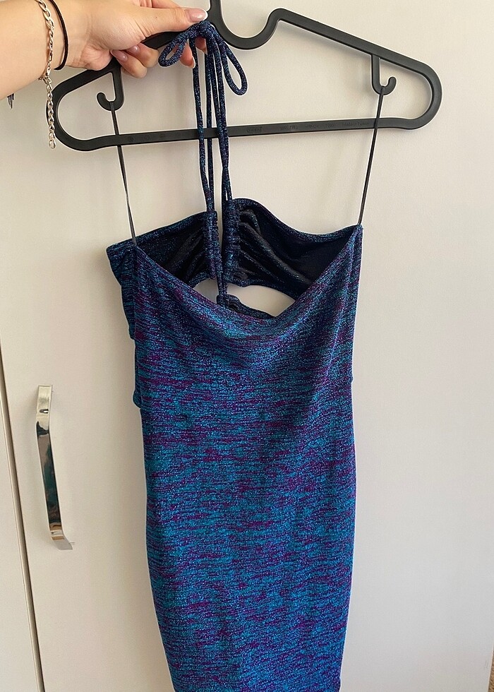 ışıltılı gece elbisesi - Görsel 2