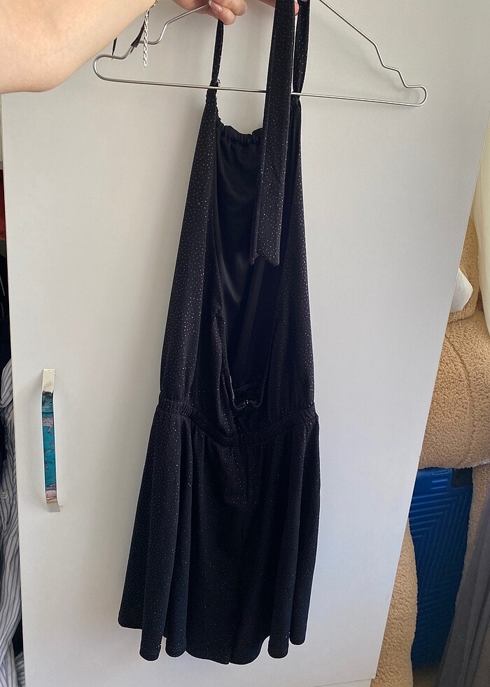 Simli şortlu tulum - Görsel 2