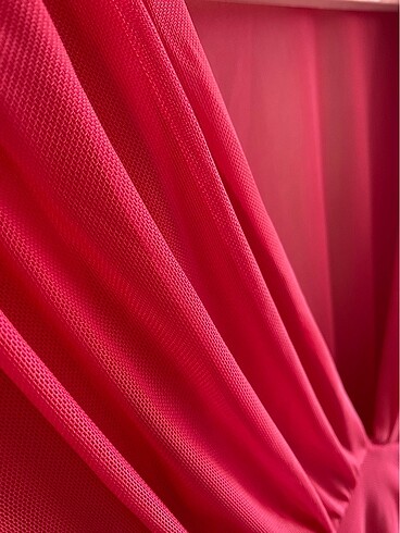 Milla pembe elbise - Görsel 4