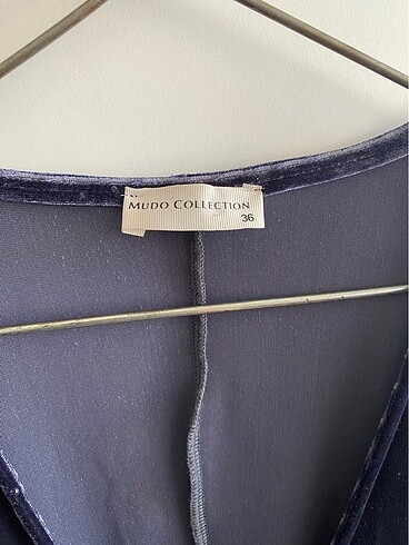 mudo kadife elbise - Görsel 3