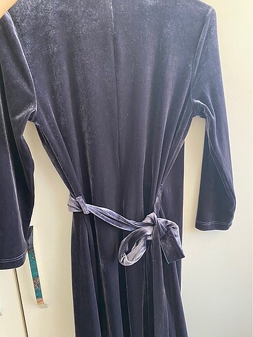 mudo kadife elbise - Görsel 4