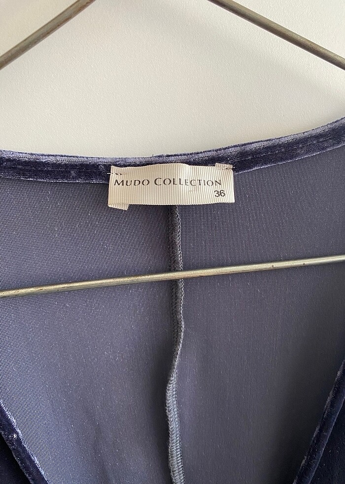 mudo kadife elbise - Görsel 3