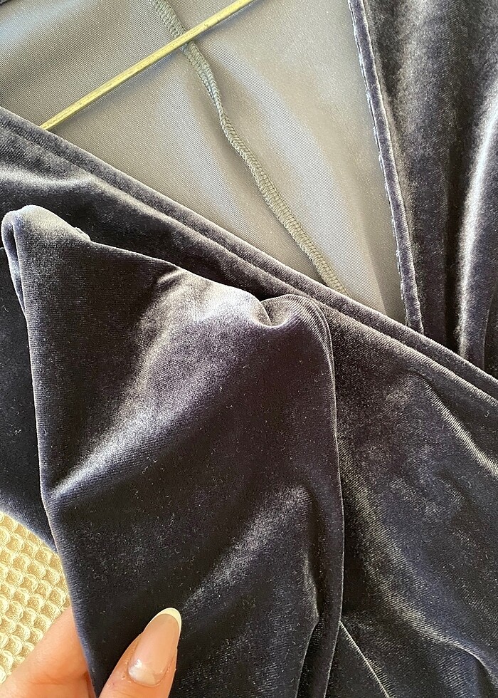 mudo kadife elbise - Görsel 5