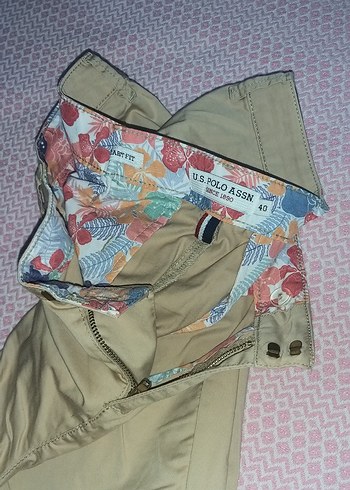 U.S. Polo Assn kadın keten pantolon