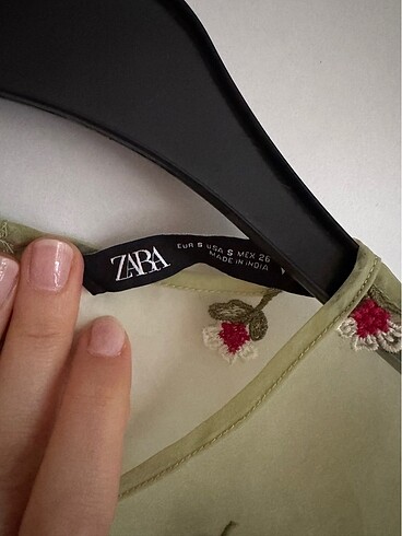s Beden Zara tül bluz