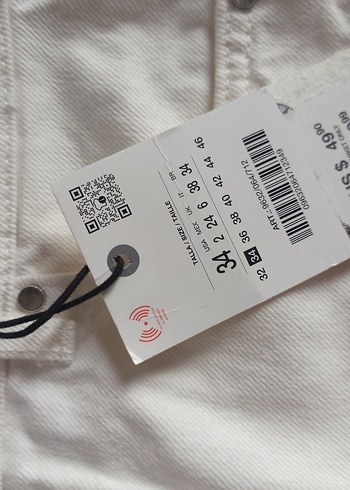 34 Beden zara straight jean