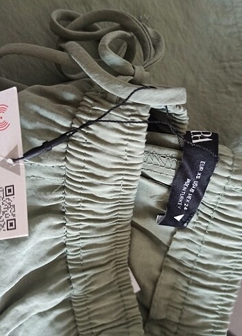 xs Beden yeşil Renk Zara pantolon
