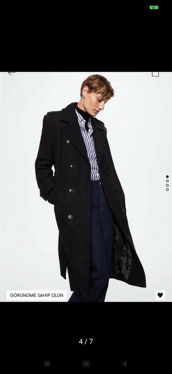 mango premium yün palto — görsel 3/7