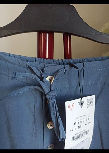 zara düğmeli pantolon - Görsel 2