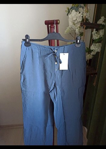 zara düğmeli pantolon - Görsel 4