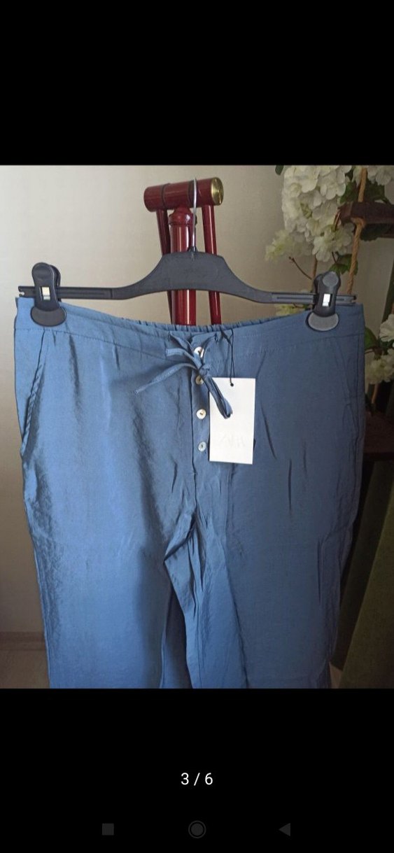 zara düğmeli pantolon - Görsel 3