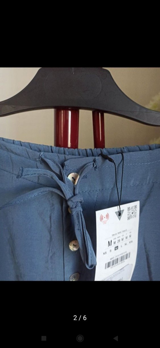 zara düğmeli pantolon - Görsel 2