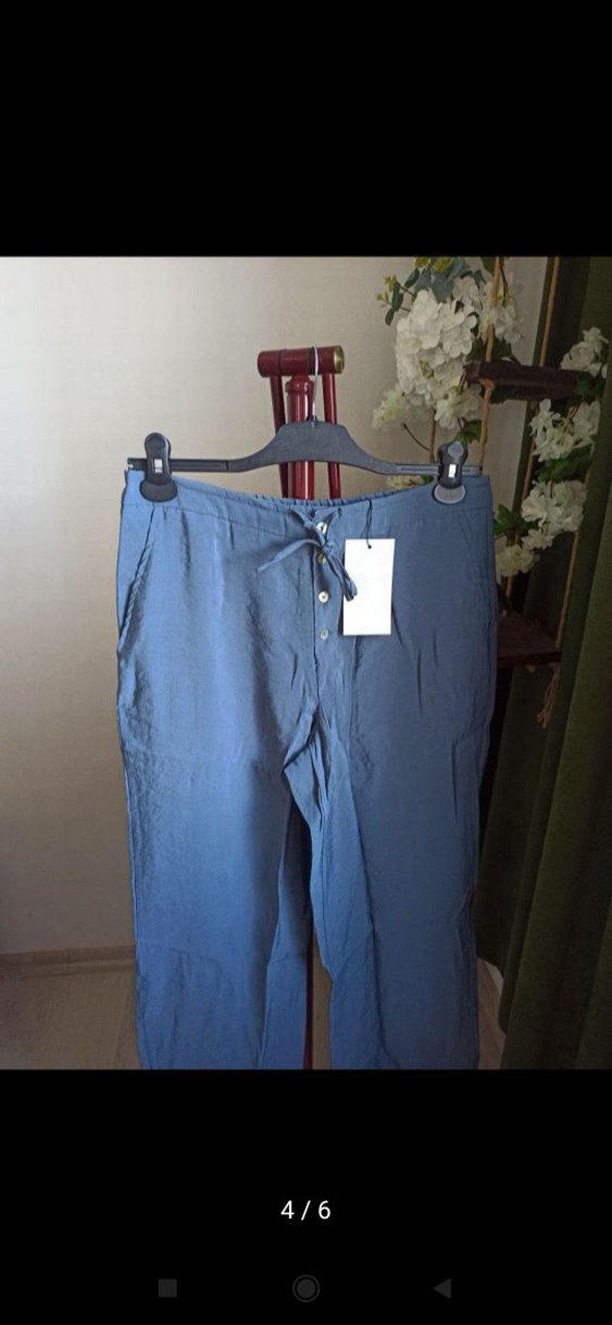 zara düğmeli pantolon - Görsel 4