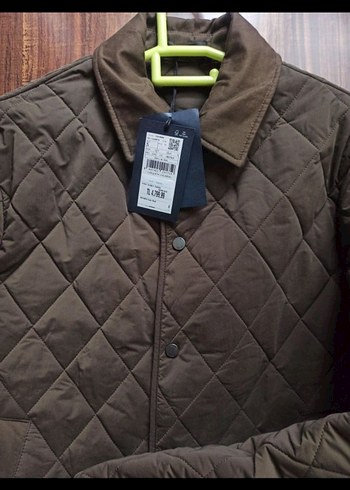 mango kapitone ceket - Görsel 7