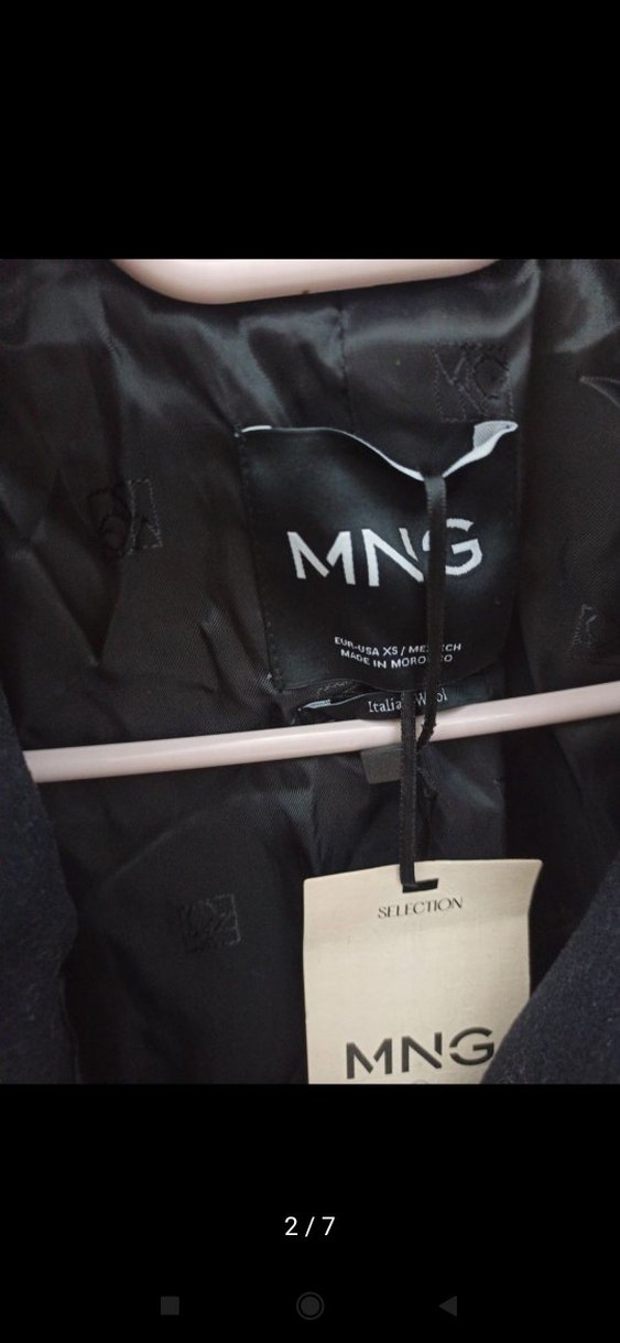mango premium yün palto — görsel 8/9