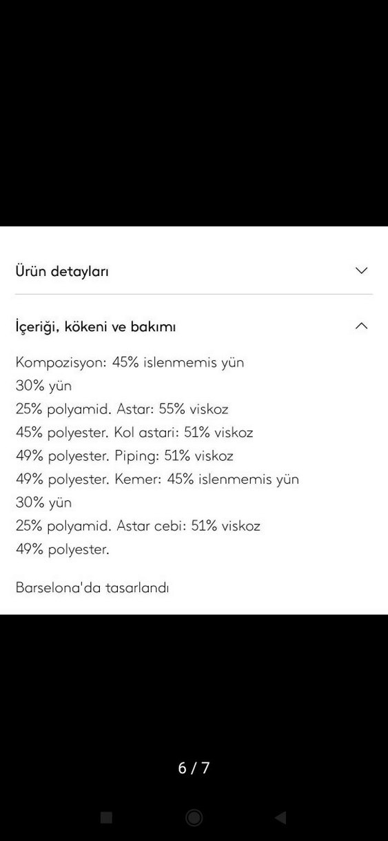 mango premium yün palto — görsel 7/9