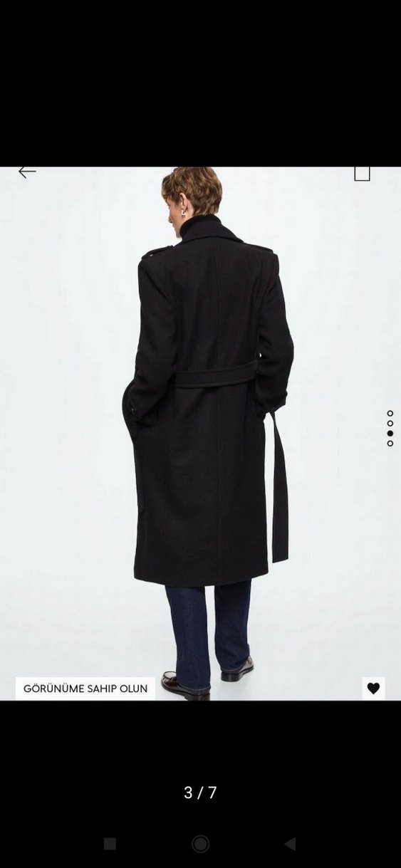 mango premium yün palto — görsel 5/9