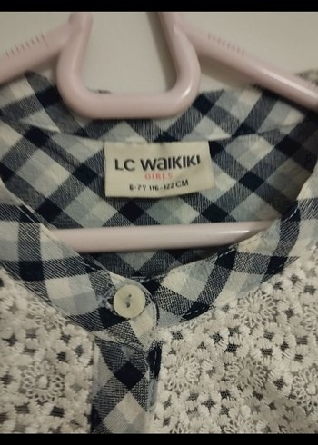 Düğmeli, Uzun Kollu Ekose Gömlek - Görsel 2