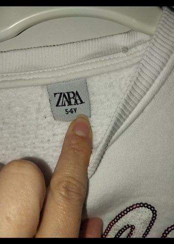 Beyaz Barbie Baskılı Kız Sweatshirt - Görsel 2