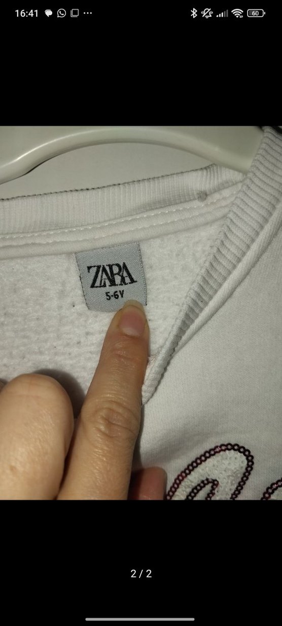 Beyaz Barbie Baskılı Kız Sweatshirt - Görsel 2