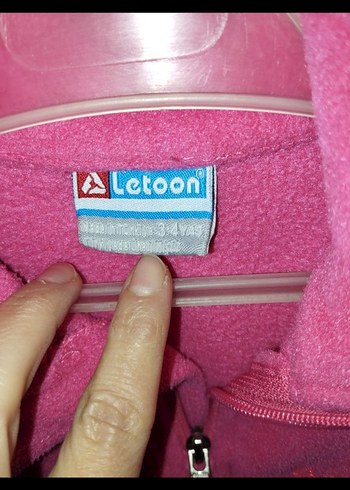 Kız Çocuk Pembe Fermuarlı Sweatshirt - Görsel 2