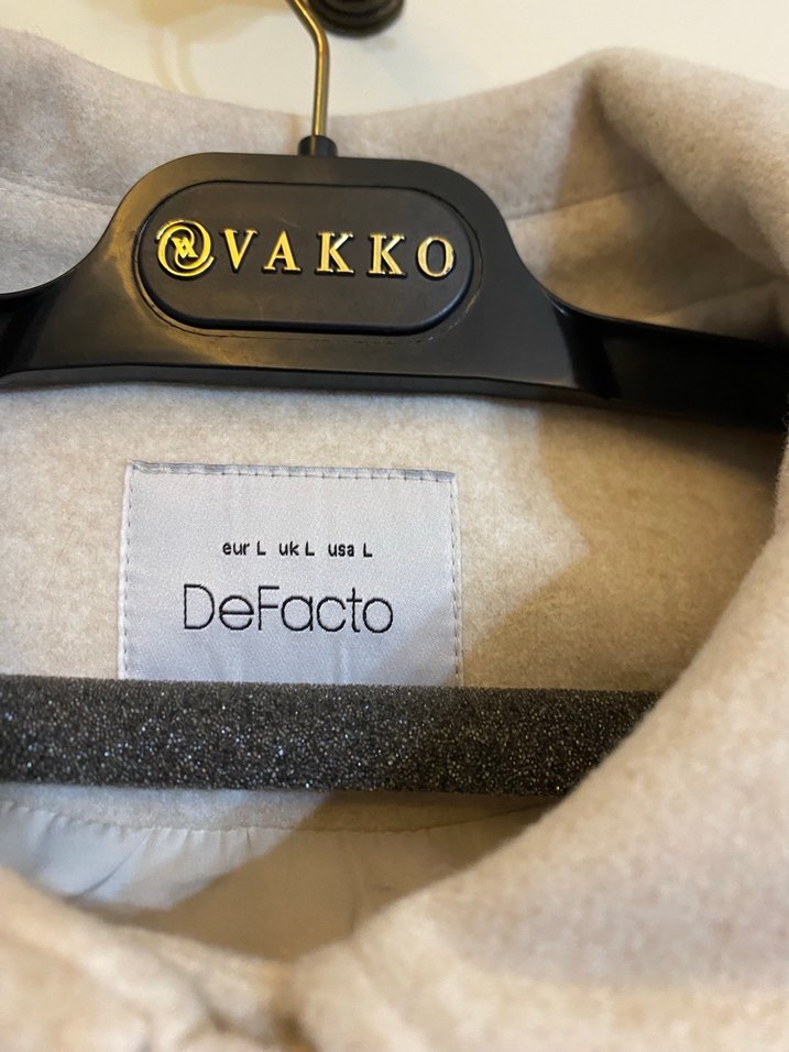 Defacto  Bej Kadın Kısa Mont - Görsel 2