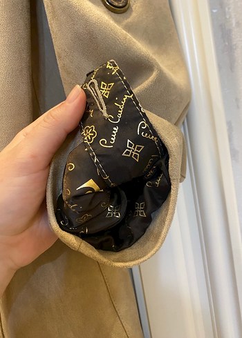 Pierre Cardin Süet Mont - Görsel 9