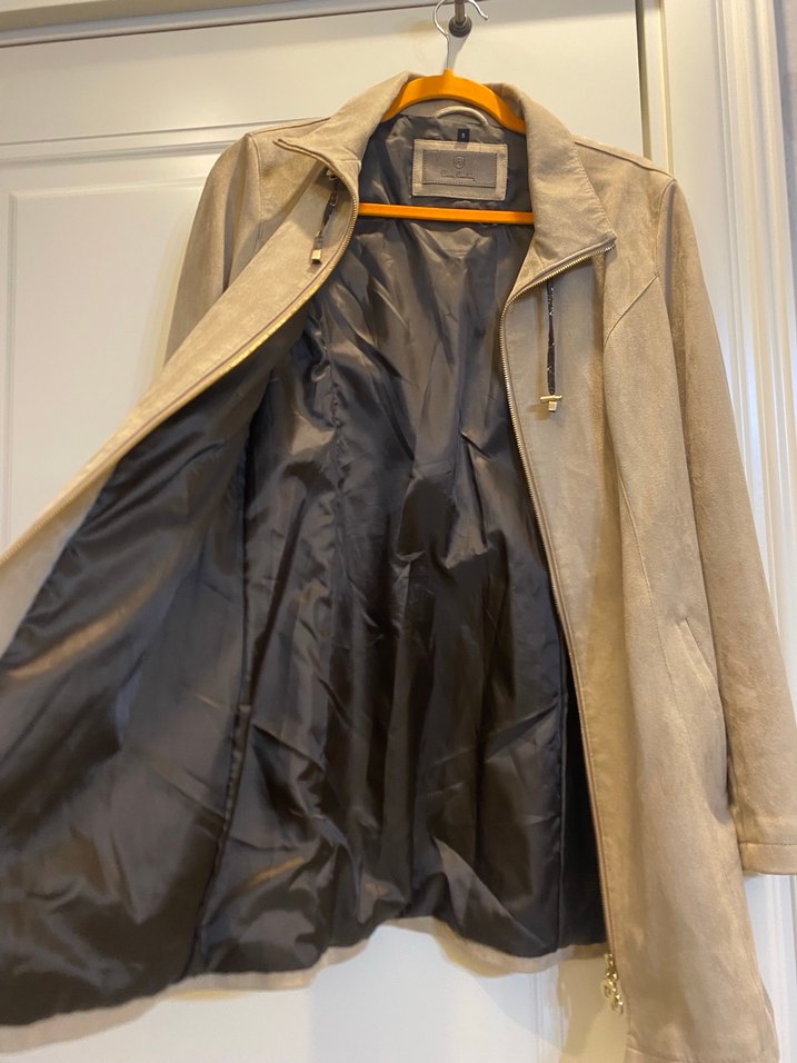 Pierre Cardin Süet Mont - Görsel 3