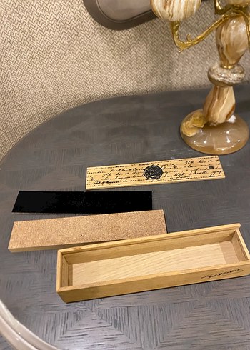 Porland Ahşap Mustafa Kemal Atatürk İmzalı Kalem Kutusu - Görsel 6