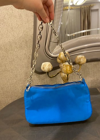 İpekyol Zincir Detaylı Mavi Çanta - Görsel 2