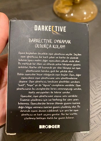 Darkective Oyun Kartları - Görsel 3
