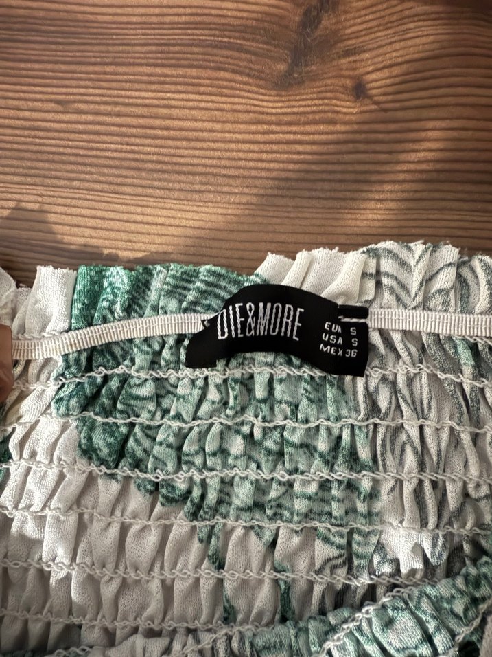 Yeşil Yılan Desenli Uzun Kollu Bluz - Görsel 5