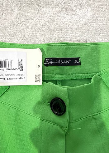 Yeşil Midi Kadın Kumaş Pantolon - Görsel 4