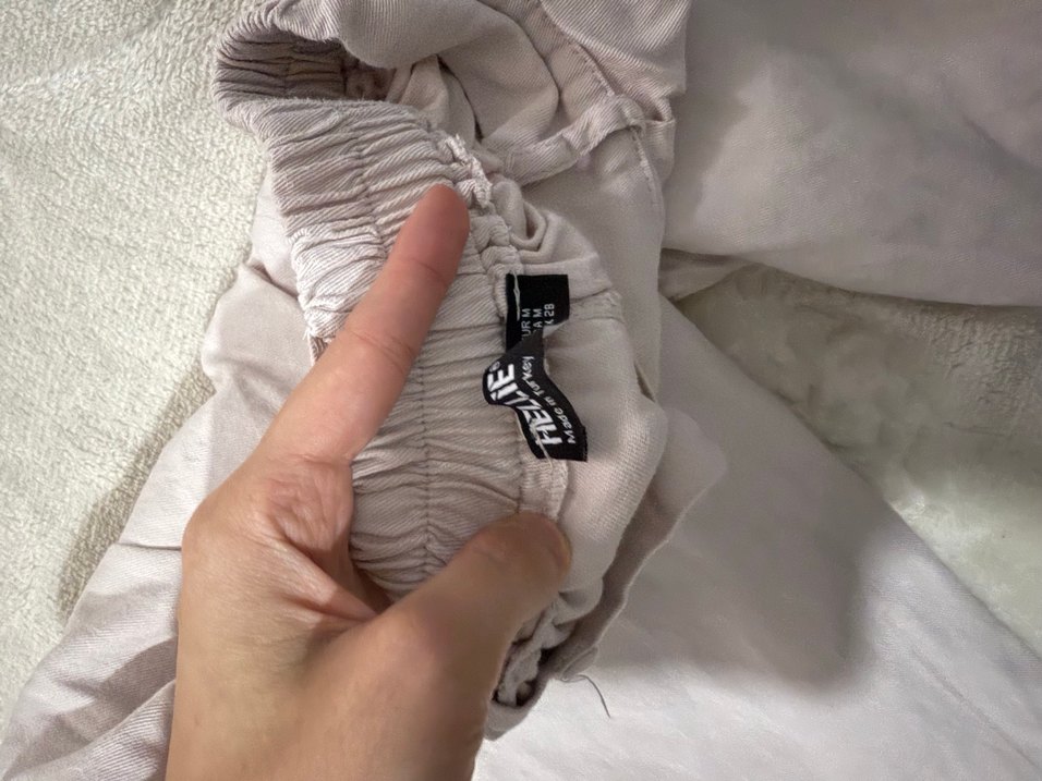 Keten Kadın Pantolon Midi Boy - Görsel 3