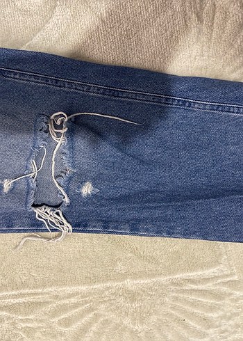 Bol Kesim Midi Kot Pantolon - Görsel 2