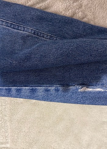 Bol Kesim Midi Kot Pantolon - Görsel 3