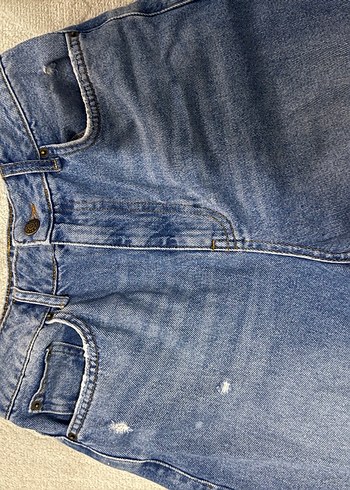 Bol Kesim Midi Kot Pantolon - Görsel 4