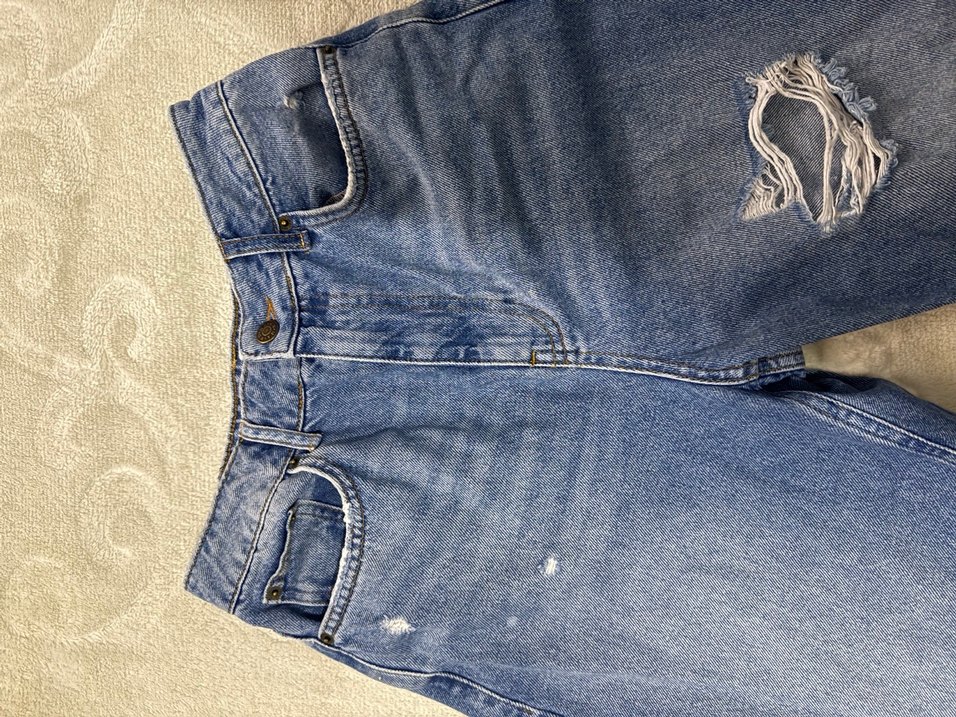 Bol Kesim Midi Kot Pantolon - Görsel 4