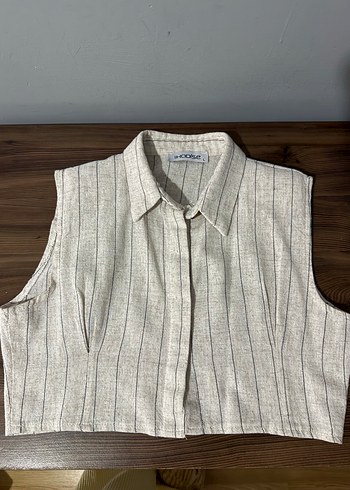 Bej Pilili Kadın Keten Pantolon - Görsel 4