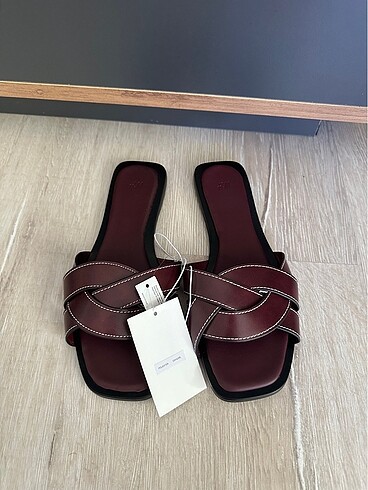 39 Beden bordo Renk Hm terlik