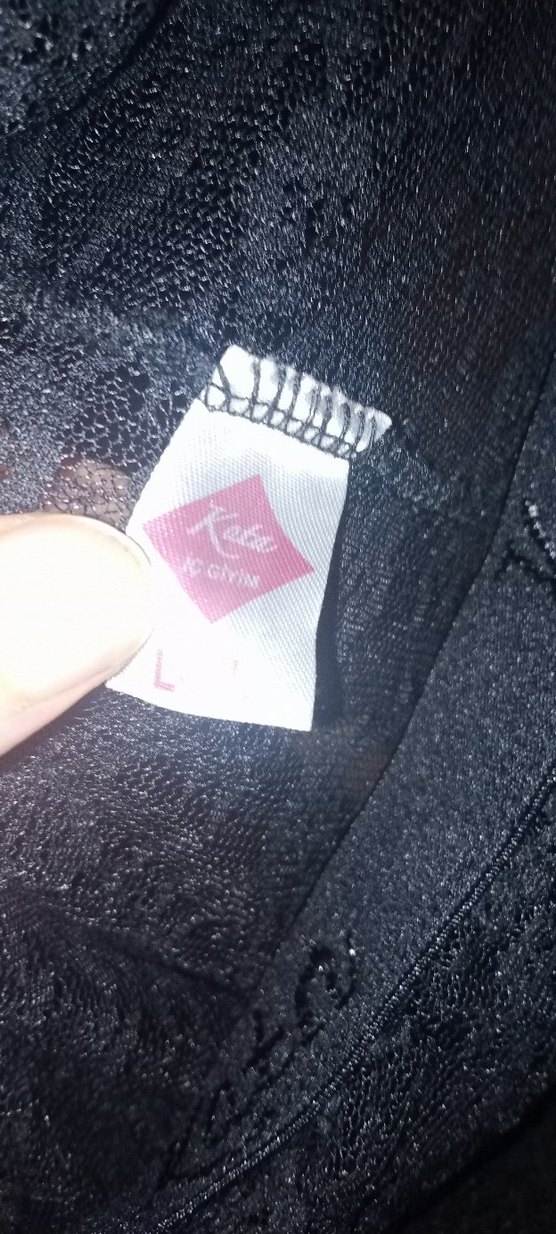 Kadın Siyah Gotik Midi dantellı tayt - Görsel 3