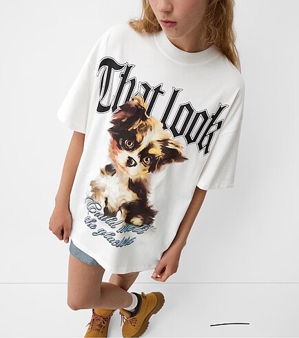 xs Beden Bershka t shirt