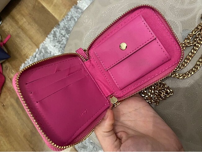 Mango Mango pembe cüzdan