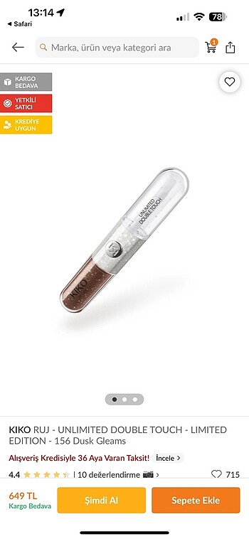 Kiko Kiko lipgloss