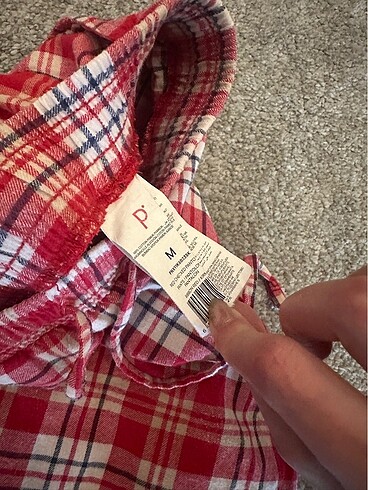 m Beden kırmızı Renk Desenli pijama altı