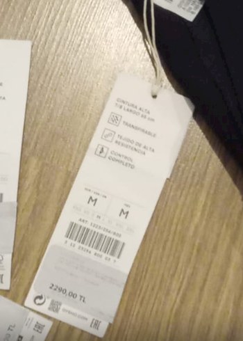 Kadın Siyah Baskılı Sporcu Tayt - Görsel 6