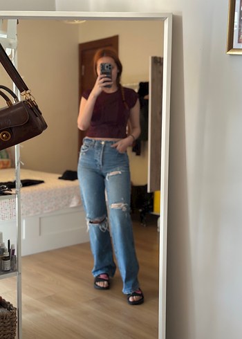 ZARA Bol Kesim Denim Pantolon