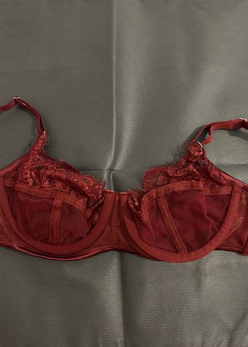 Bordo Vintage Bohem Midi Sütyen