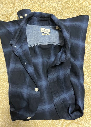 Tommy Hilfiger Erkek lacivert Jack&Jones oduncu Gömlek
