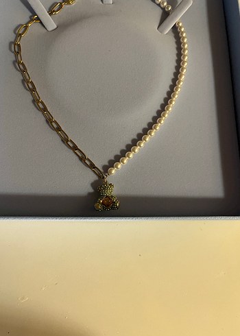 swarovski Swarovski İnci Teddy kolye